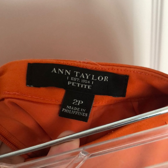 Ann Taylor Tangerine Skirt - Picture 4 of 6